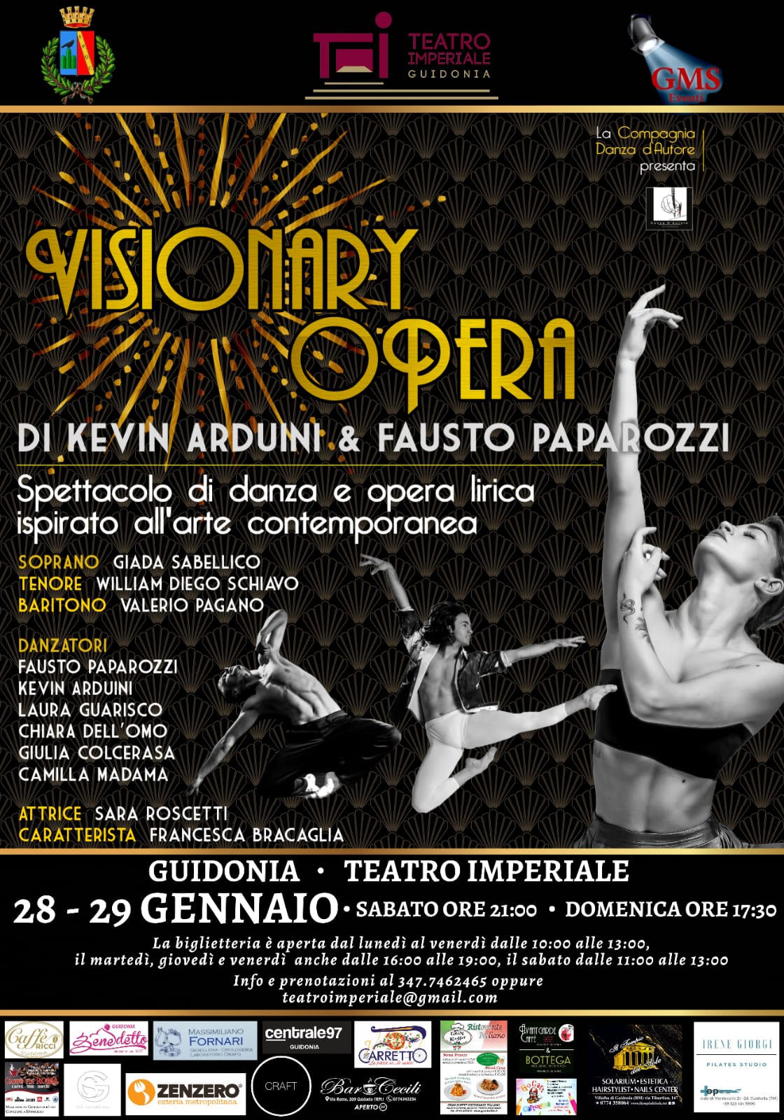 Guidonia: sabato e domenica “Visionary Opera” al teatro Imperiale