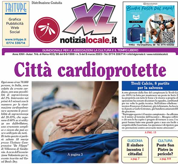 XLGIORNALE in distribuzione il n. 5 del 9 marzo 2023