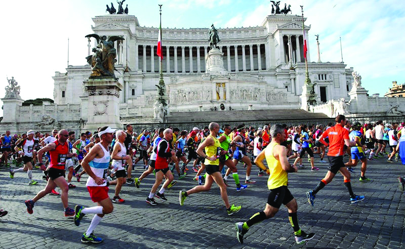 Di corsa a Roma con la maratona