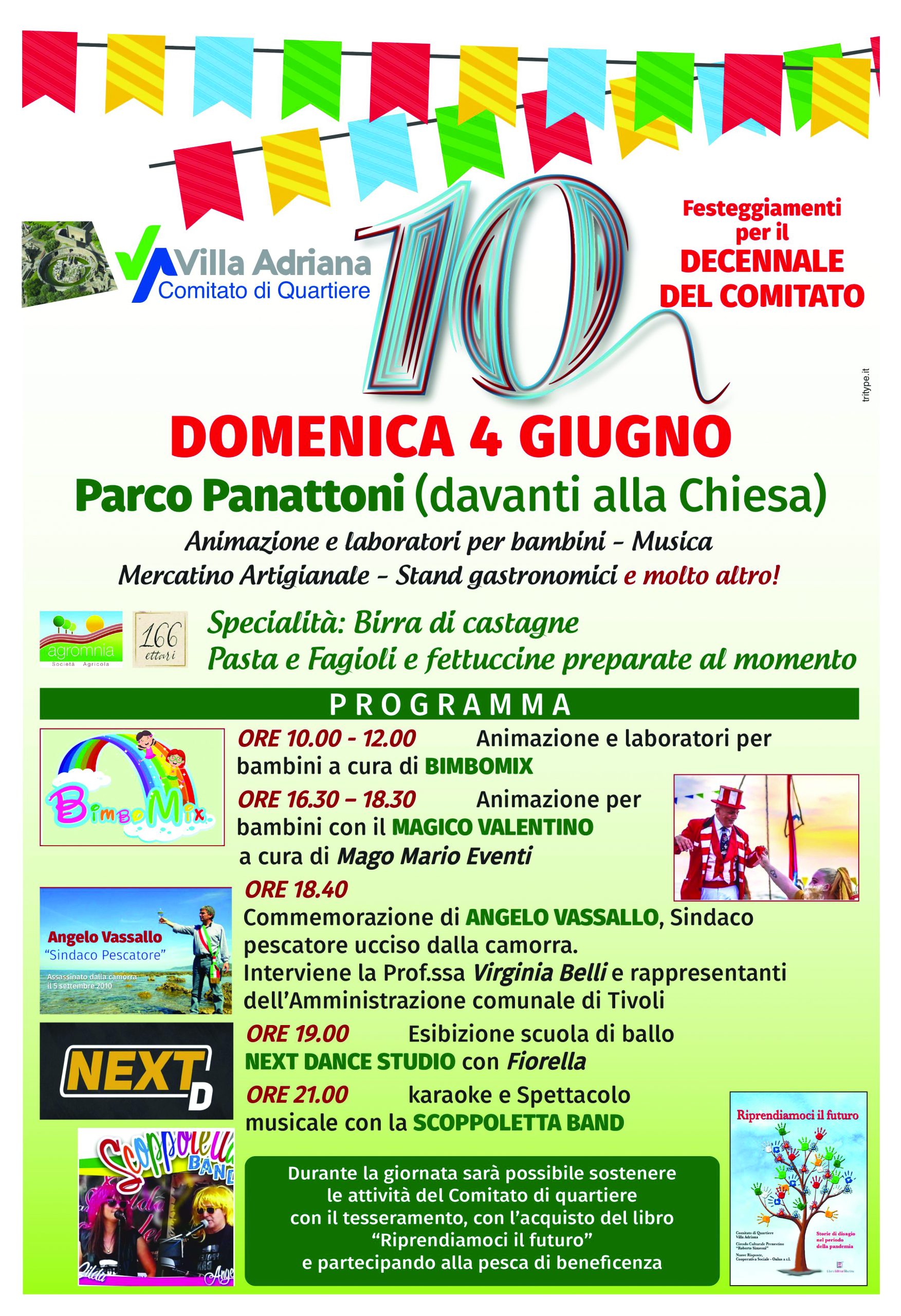 10 anni del Comitato di quartiere di Villa Adriana