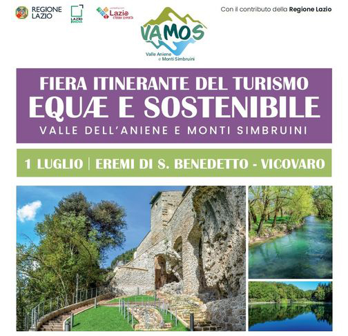 Vicovaro: sabato fiera Itinerante del Turismo Equa e Sostenibile
