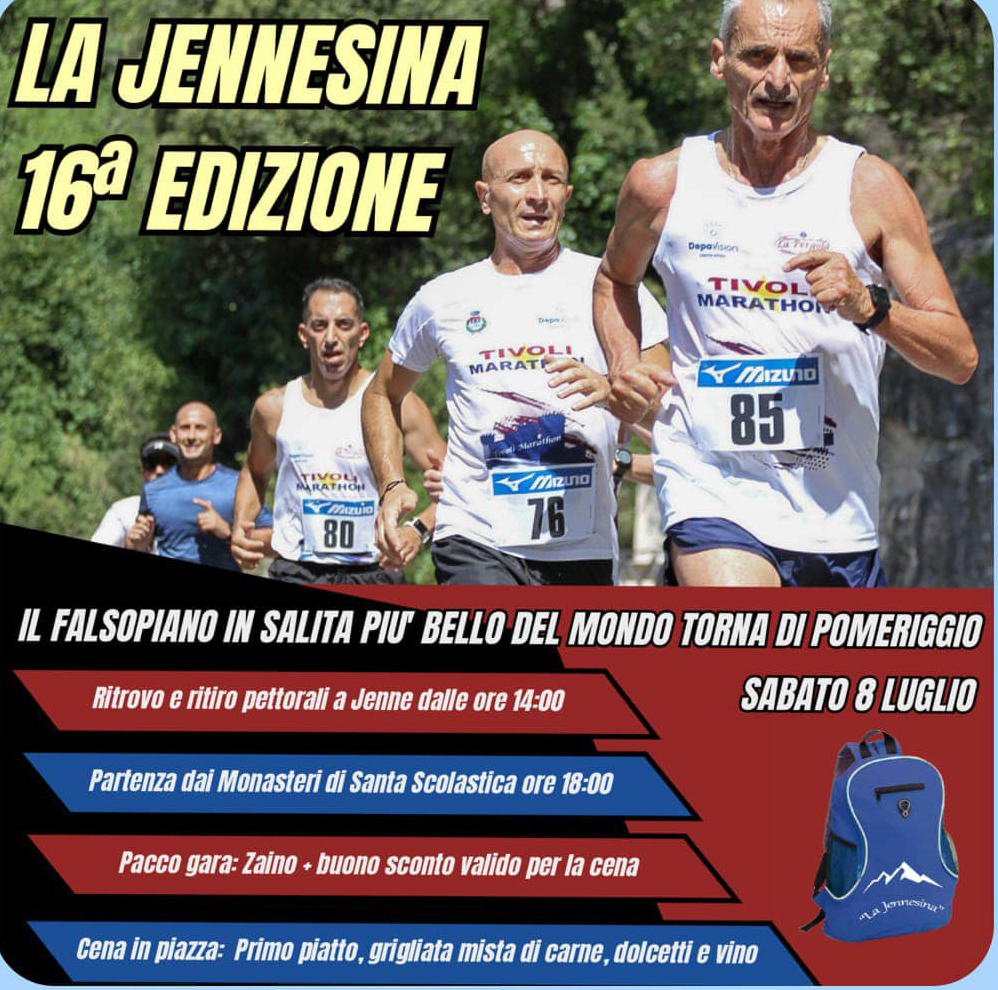 La Jennesina l’8 luglio con partenza pomeridiana