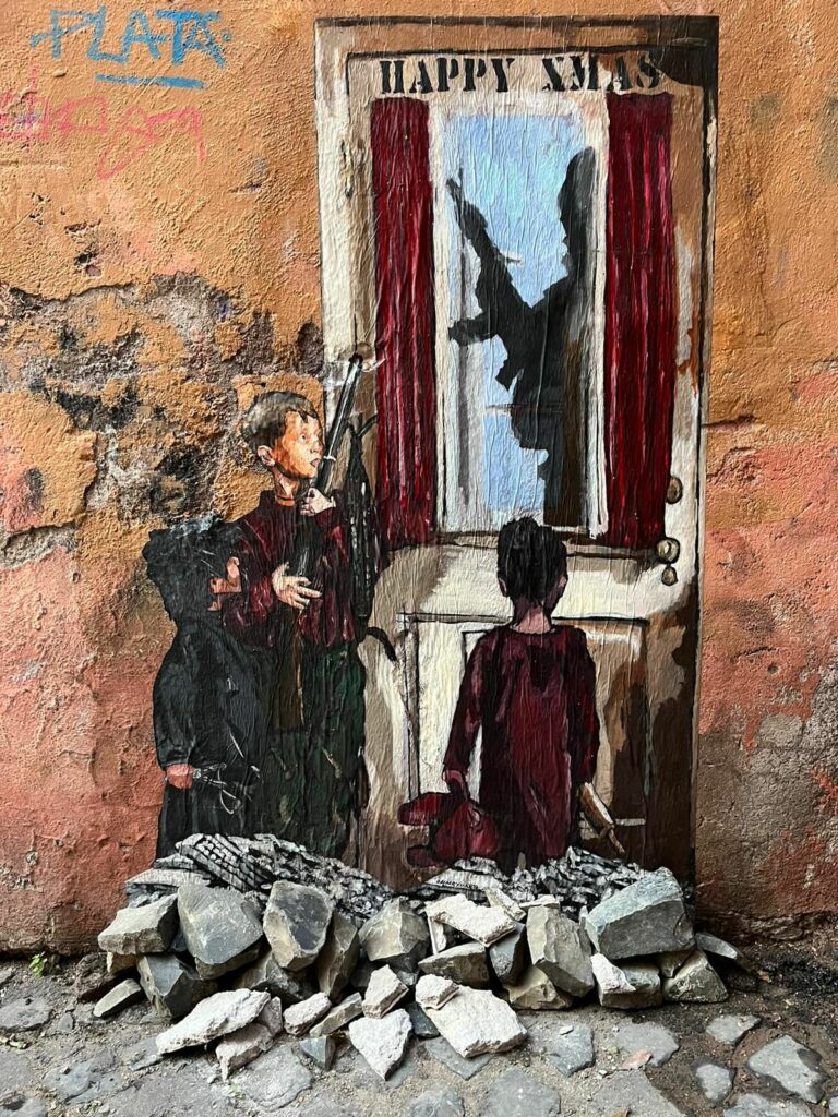 L’ultimo murales di Harry Greb a Roma: “Children”