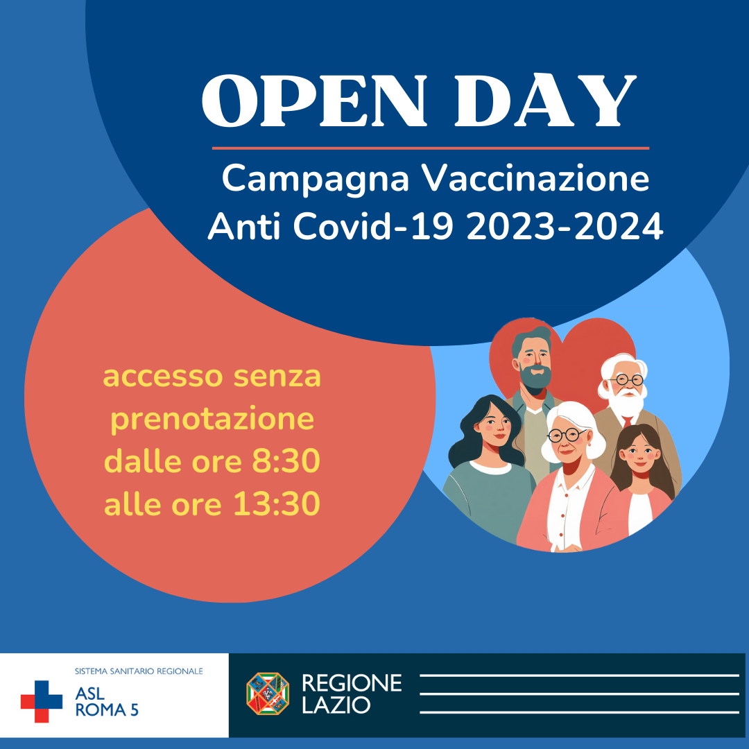 Asl Roma 5: open day per le vaccinazioni anti Covid