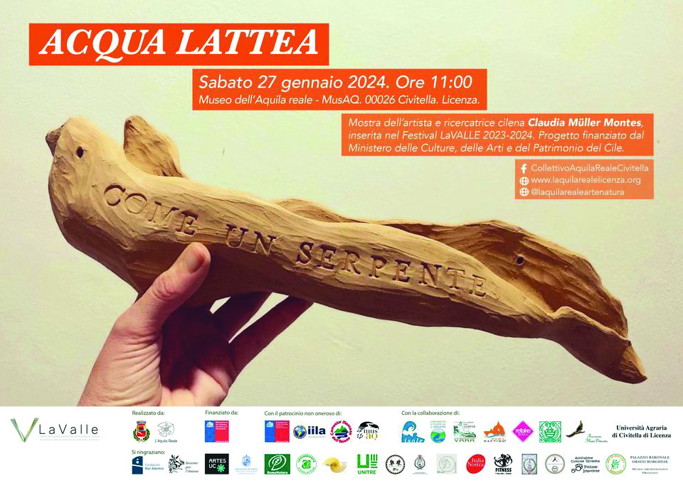Licenza: si inaugura la mostra “Acqua Lattea” con Claudia Müller