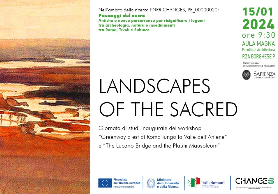 Workshop internazionale “Greenway a est di Roma, lungo la valle dell’Aniene”