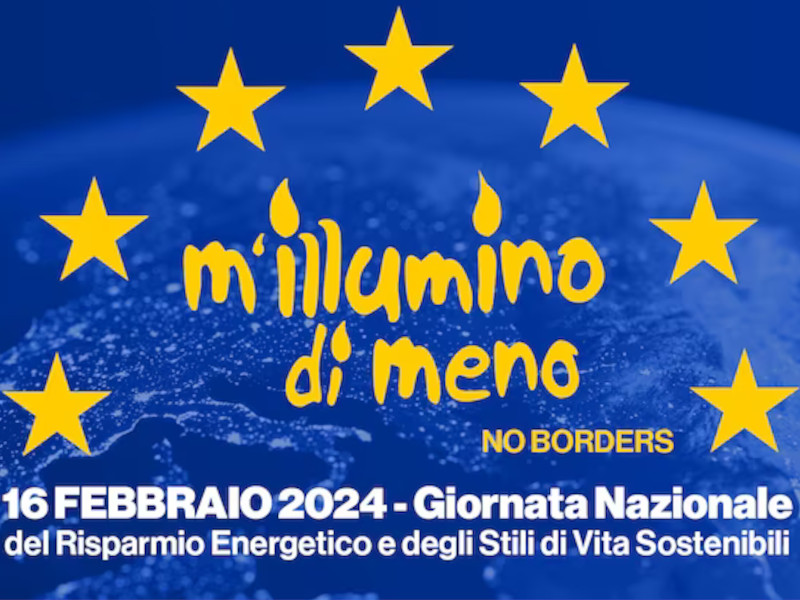 M’illumino di Meno: campagna di sensibilizzazione sul risparmio energetico il 16 febbraio