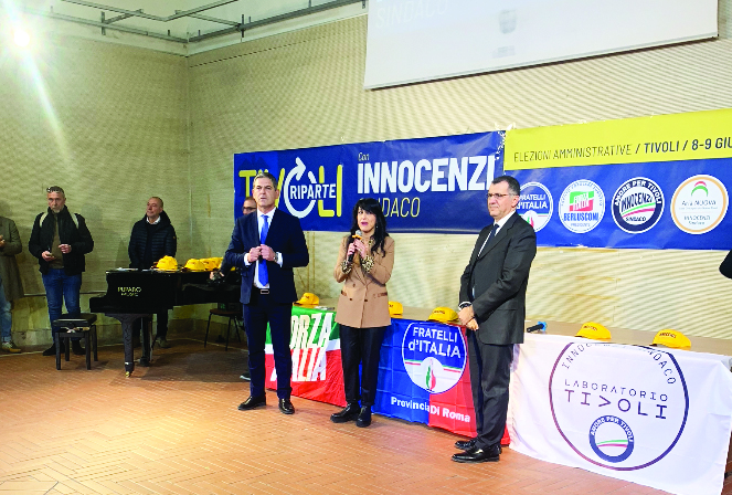 Tivoli: la coalizione di centro destra di Innocenzi si presenta