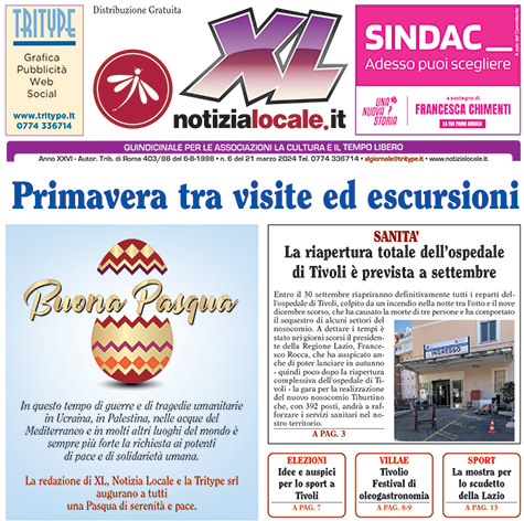 In distribuzione il nuovo numero di XLGIORNALE