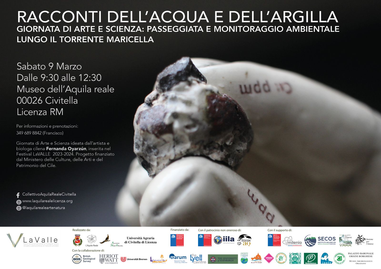 Arte e Scienza: racconti dell’acqua e dell’argilla a Licenza