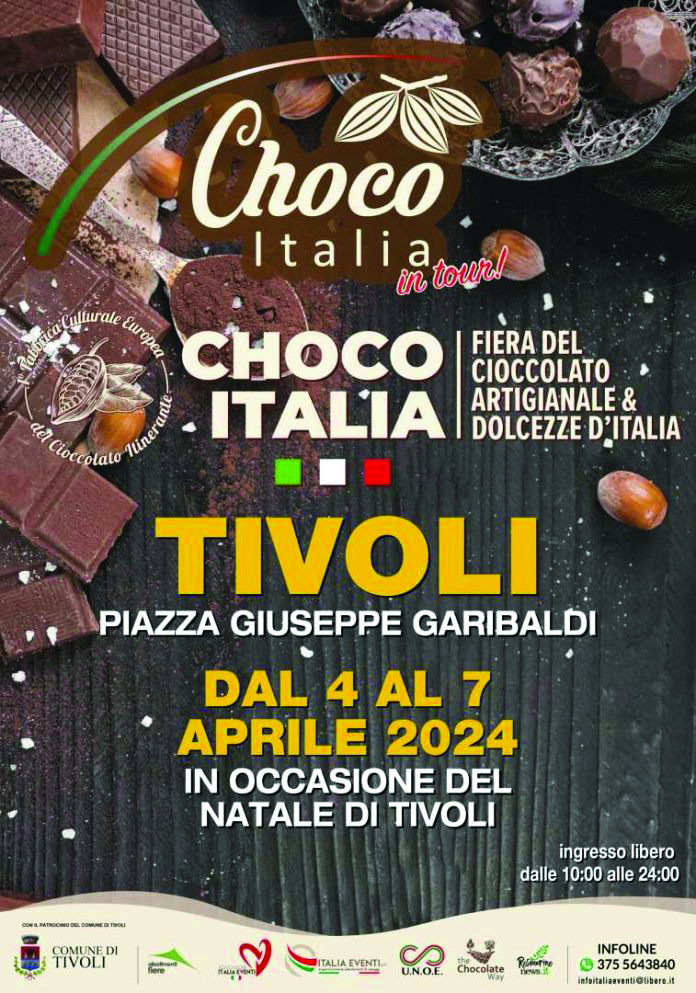 Tivoli: quinta tappa di Choco Italia in piazza Garibaldi