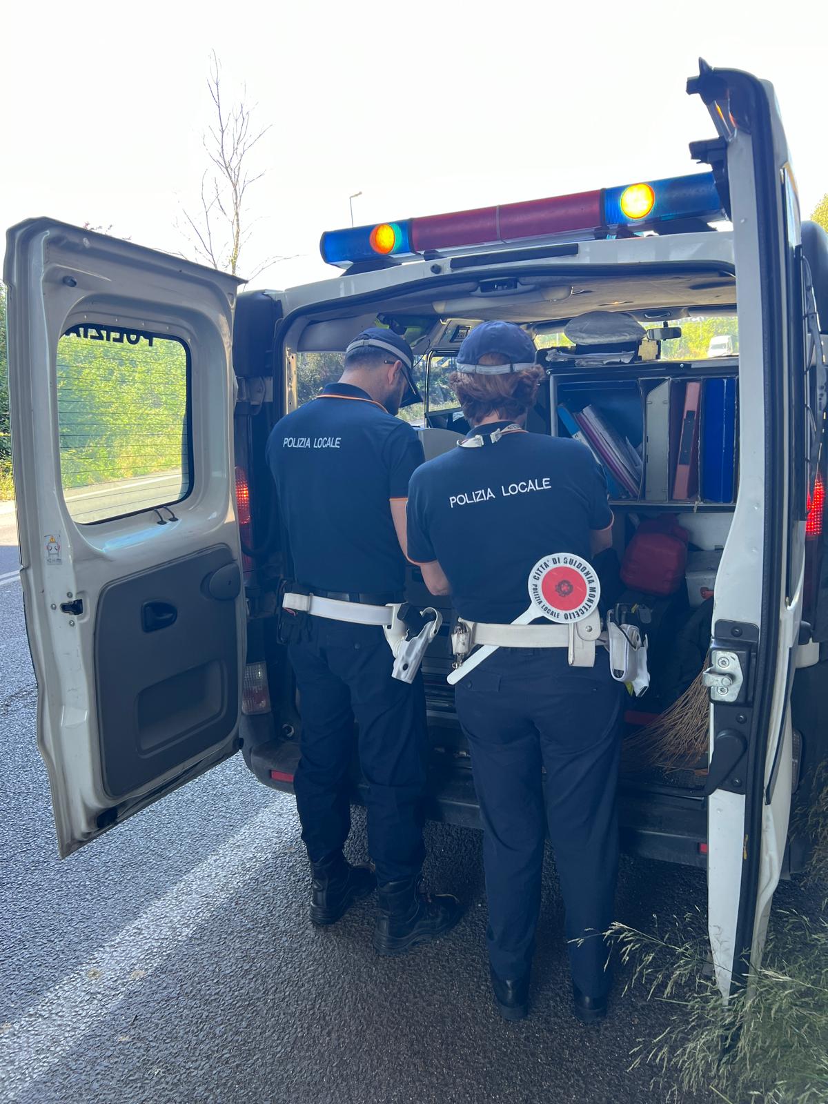 Controlli della Polizia locale di Guidonia con tecnologia Autoscan