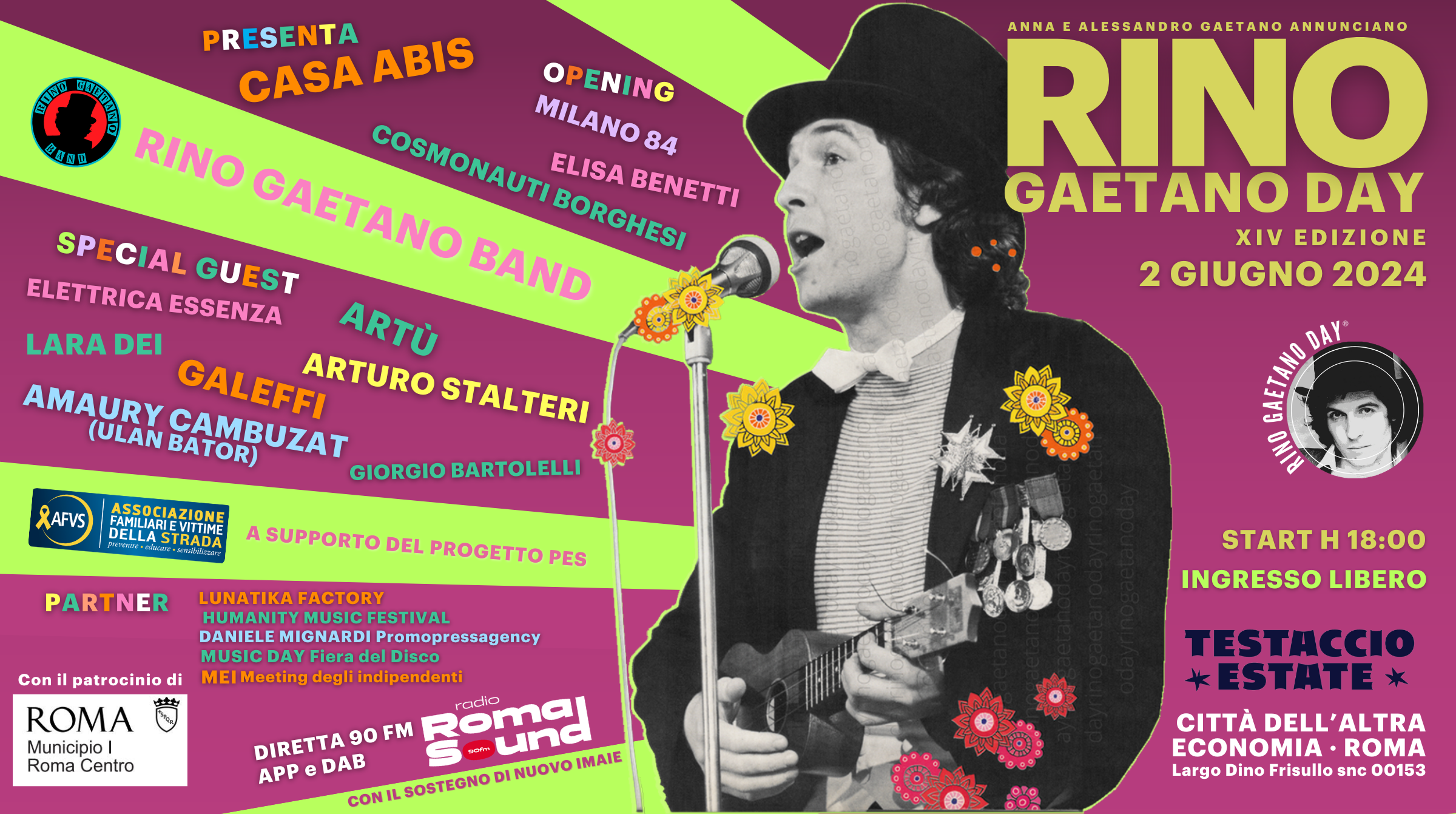 Torna come ogni anno il Rino Gaetano Day