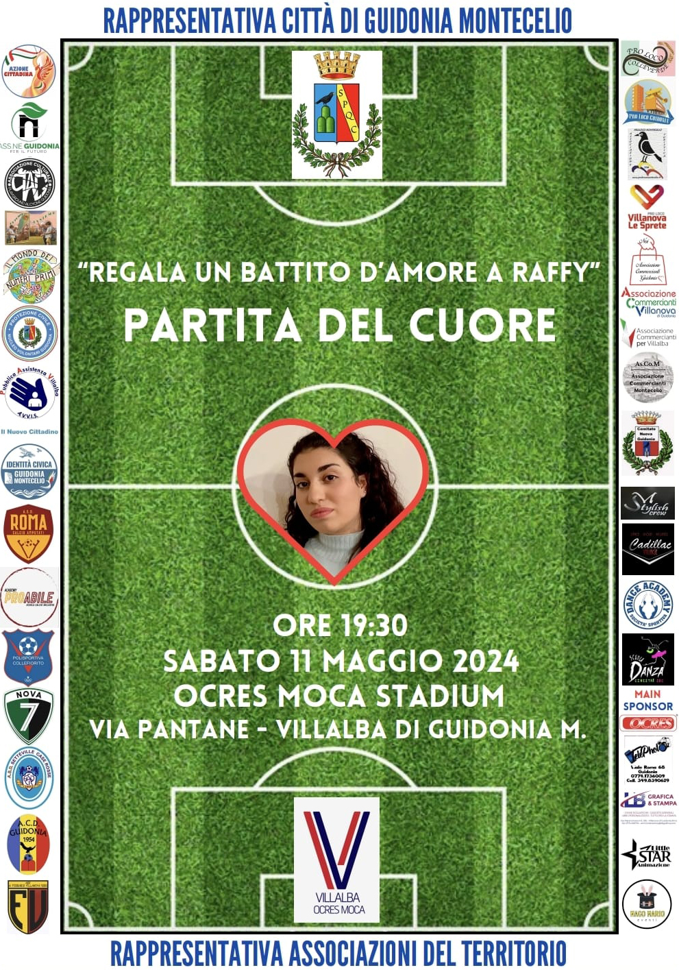 Guidonia: la “Partita del cuore”, sport e solidarietà per Raffaella
