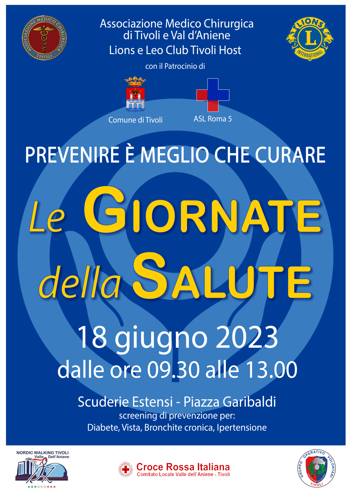 Tivoli in salute: giornata di prevenzione