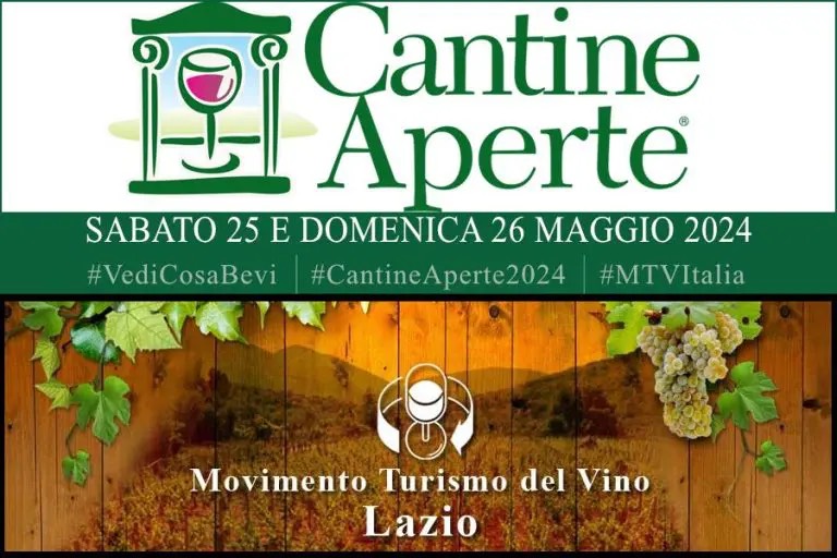 25 e 26 maggio: Cantine Aperte 2024