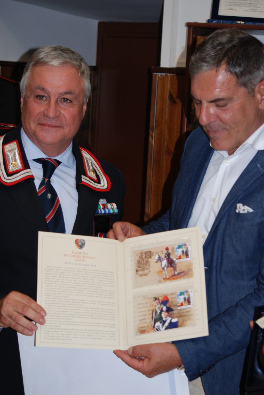 In visita all’Associazione Nazionale Carabinieri il sindaco di Tivoli