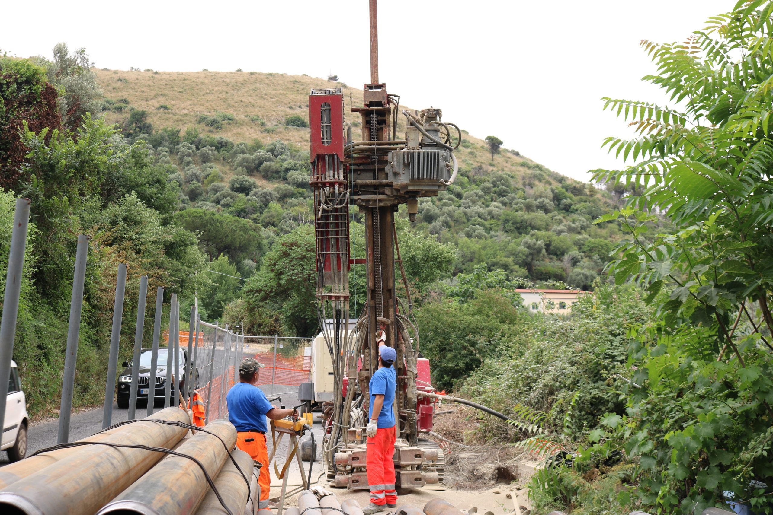 Manuela Chioccia:  in corso i lavori di consolidamento per la strada 31A Tivoli-Marcellina
