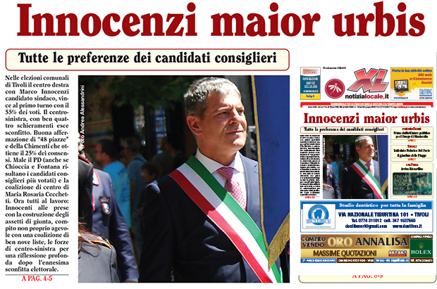 In distribuzione XLGIORNALE: i numeri dell’elezione comunale