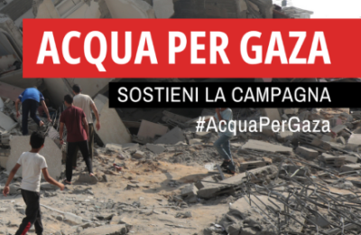 Guidonia: la campagna “Acqua per Gaza” a sostegno della popolazione civile della Striscia