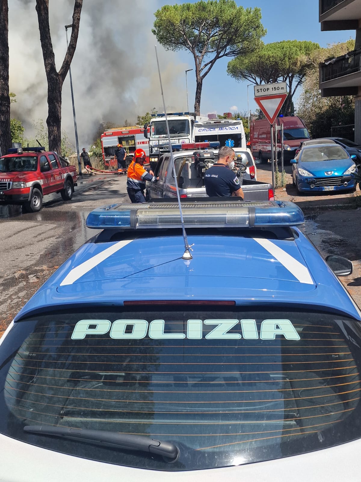 Albuccione: interdetto il passaggio e lo stazionamento di persone nell’area dell’incendio