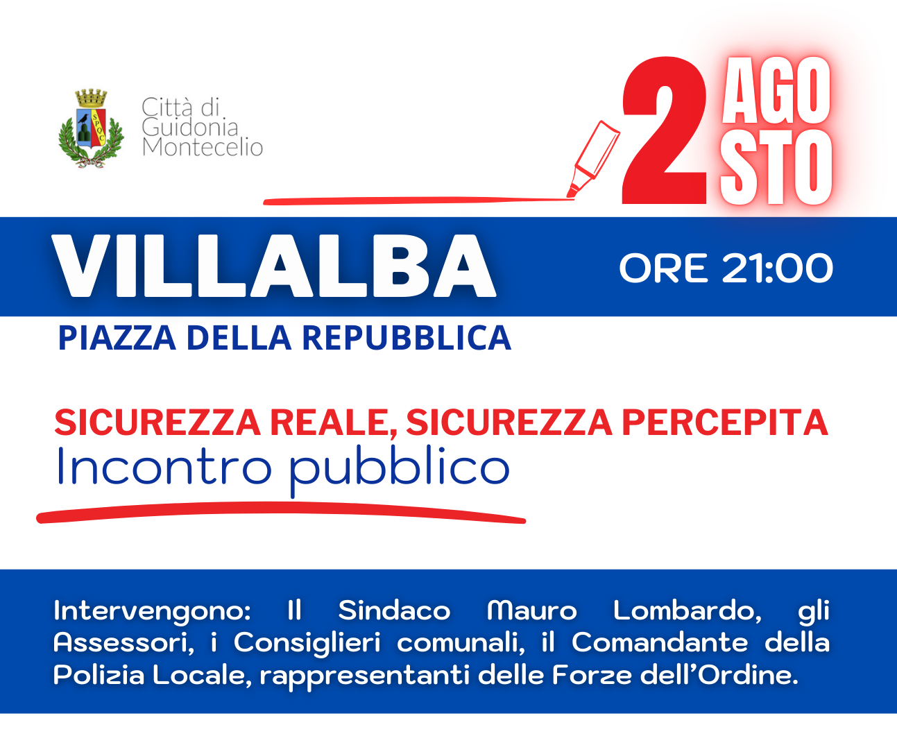 Questa sera tutti a Villalba