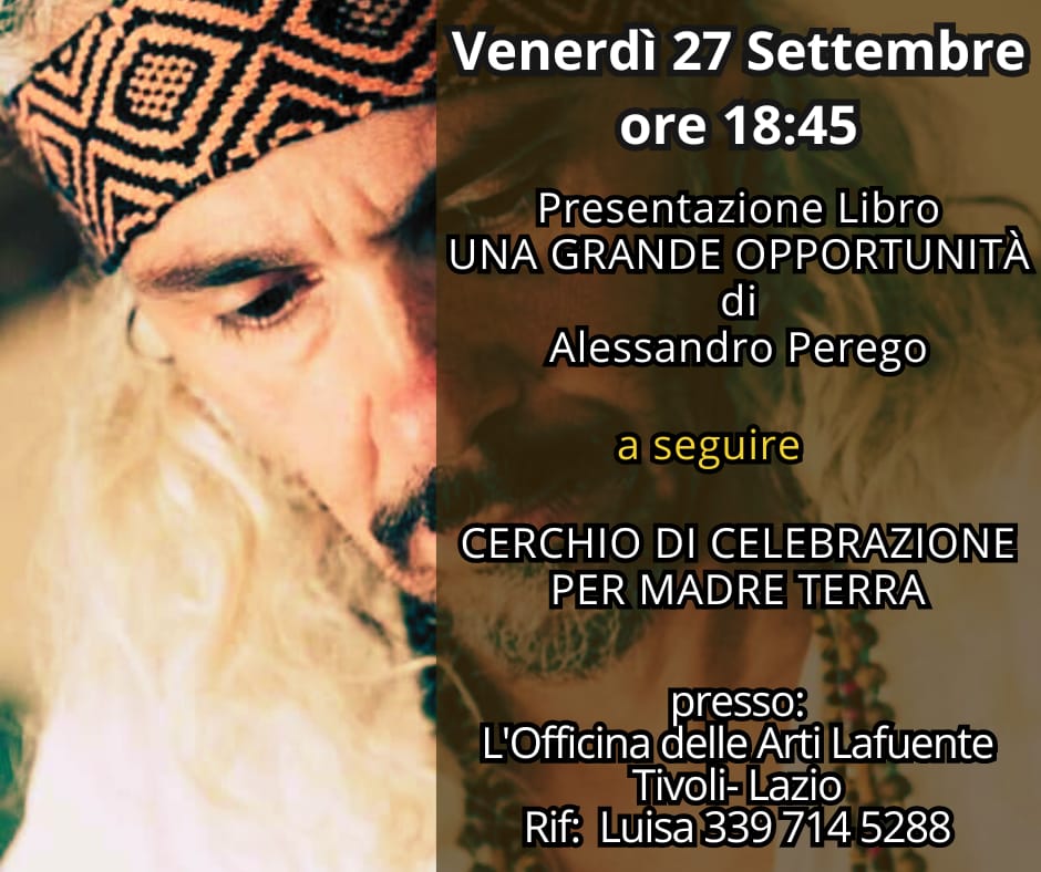 All’Officina delle Arti Lafuente con Alessandro Perego