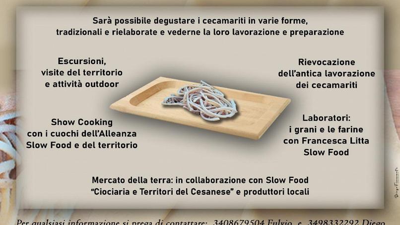 A Rocca Canterano per degustare i cecamariti