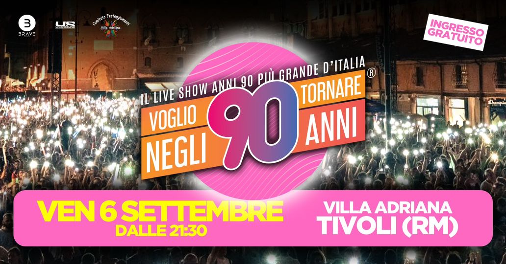 Villa Adriana in festa fino all’8 settembre