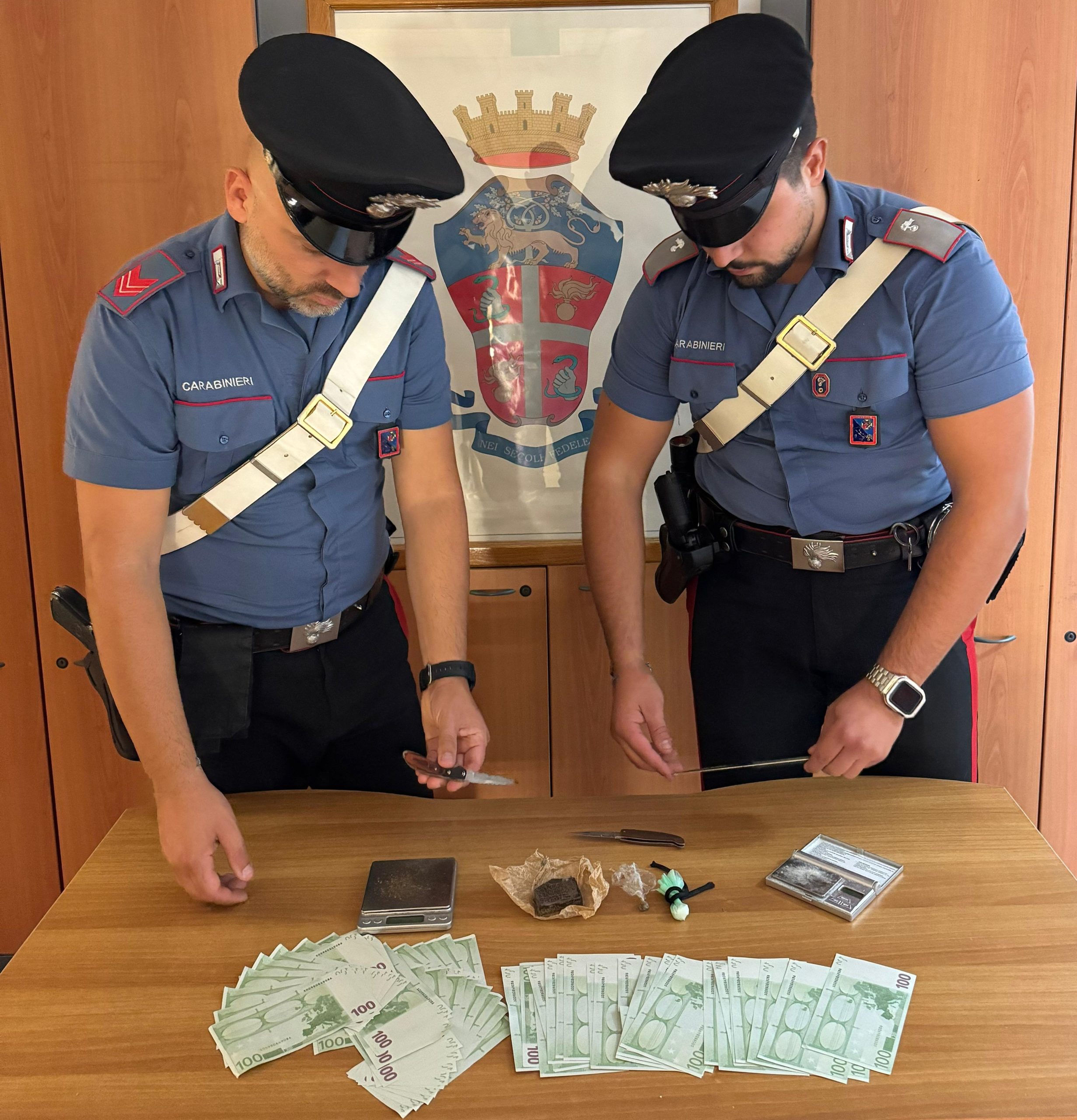 Guidonia: arrestato un uomo e due denunciati per spaccio di droga