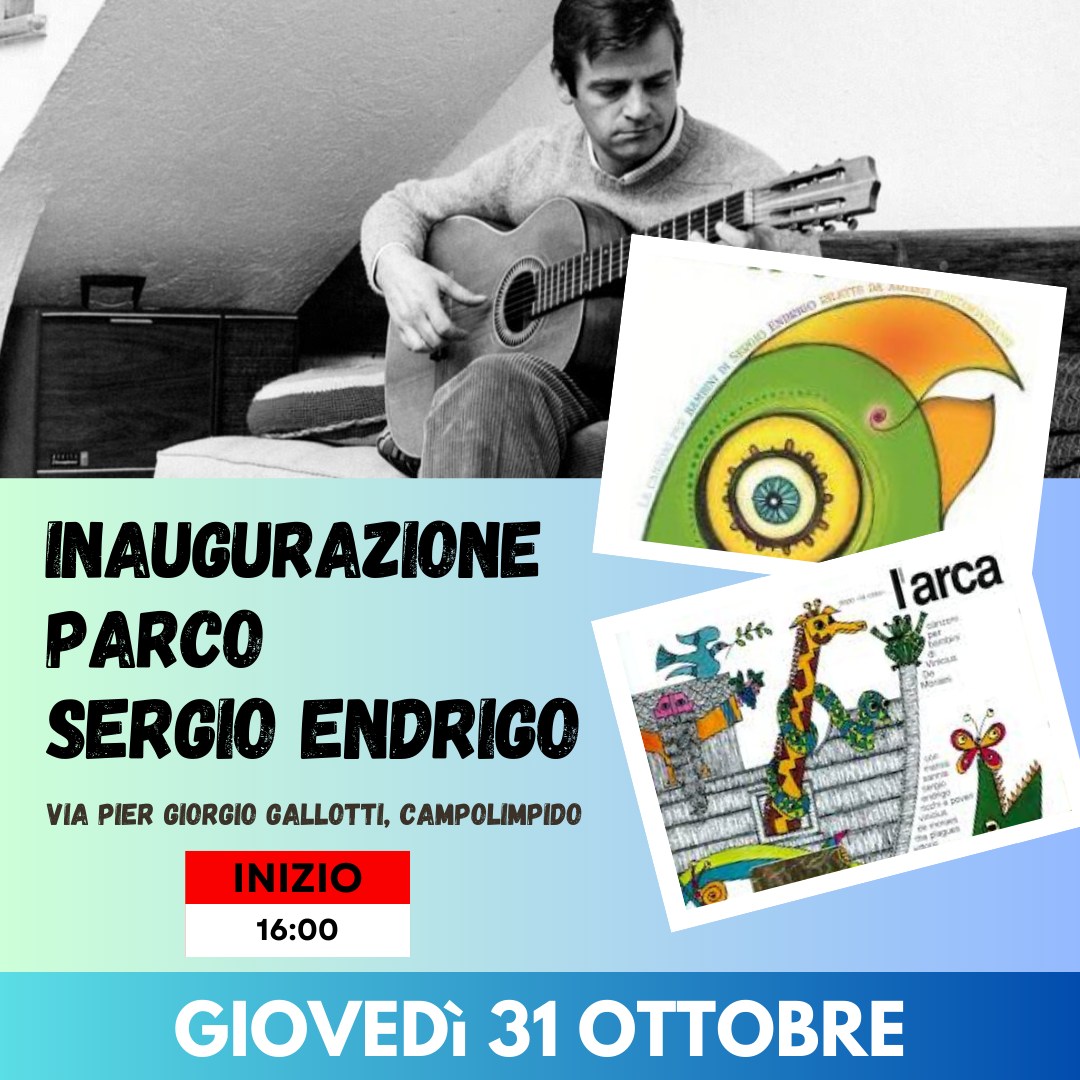 Tivoli: inaugurazione del Parco “Sergio Endrigo”