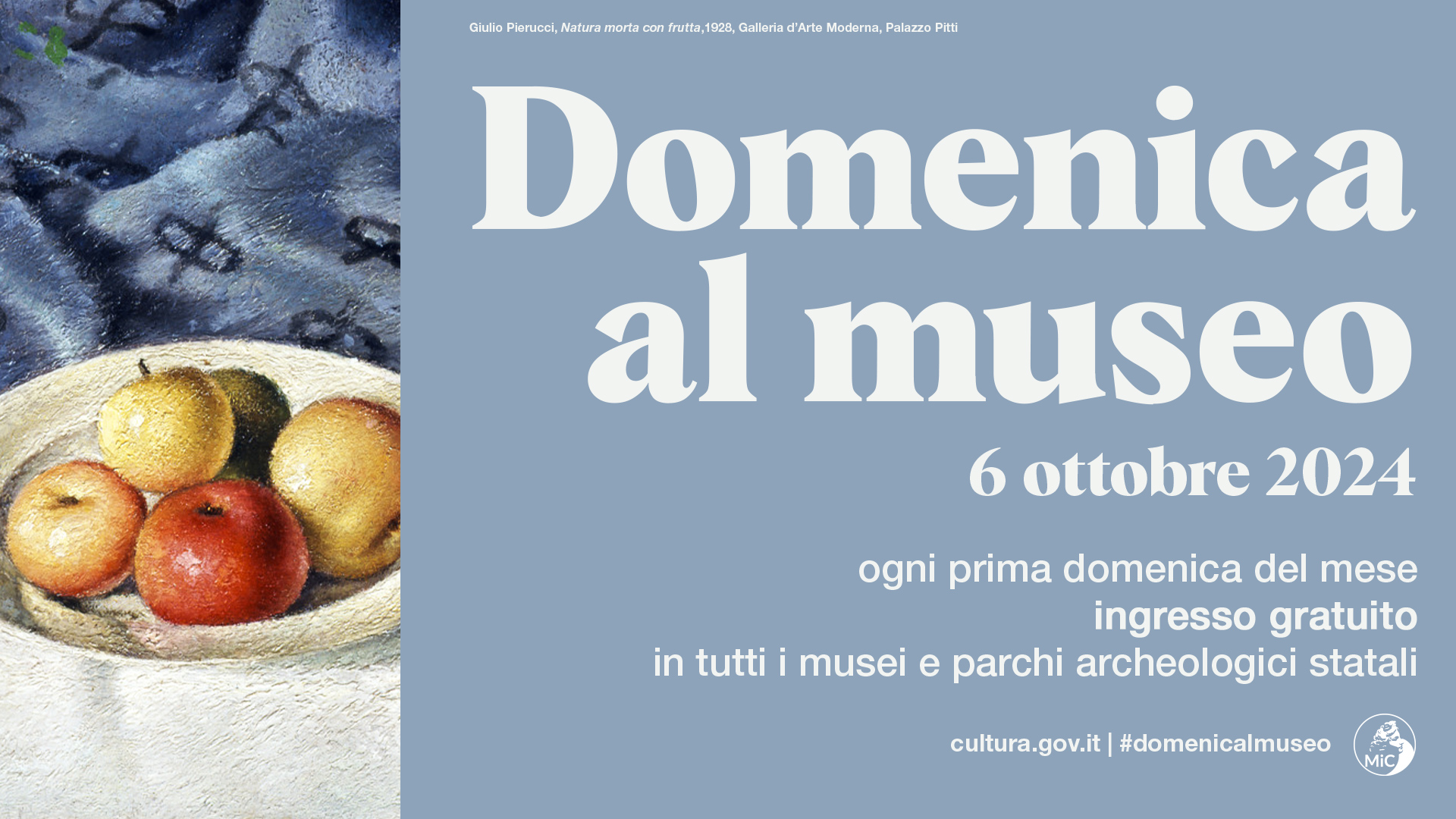 “Domenica al museo” il 6 ottobre
