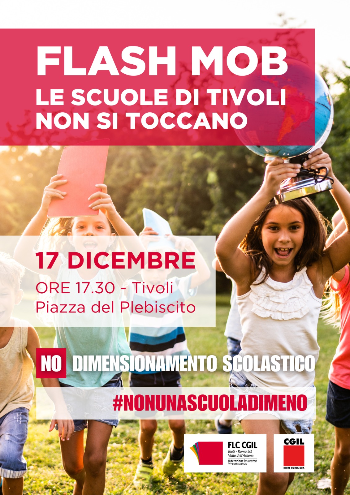 Flash Mob a Tivoli: continua la battaglia a sostegno della scuola pubblica