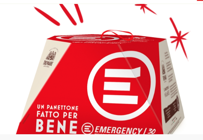 Panettone per dire “R1PUD1A” la guerra anche a Natale con Emergency