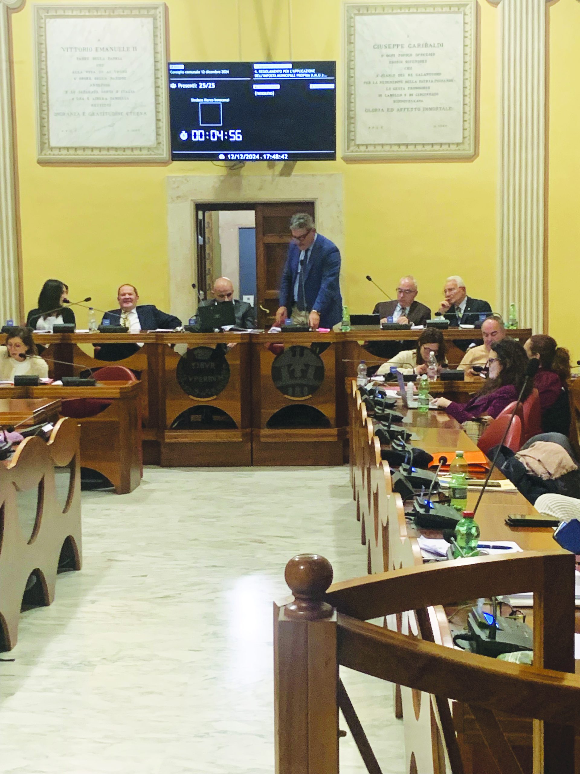 Tivoli: lunedì 28 aprile Consiglio Comunale