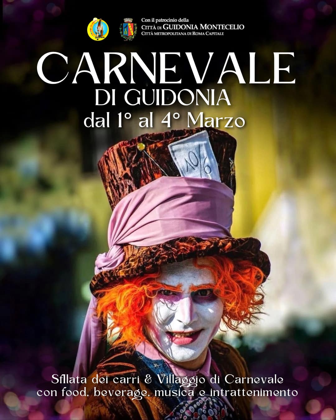 Guidonia: dal 1 al 4 marzo è Carnevale