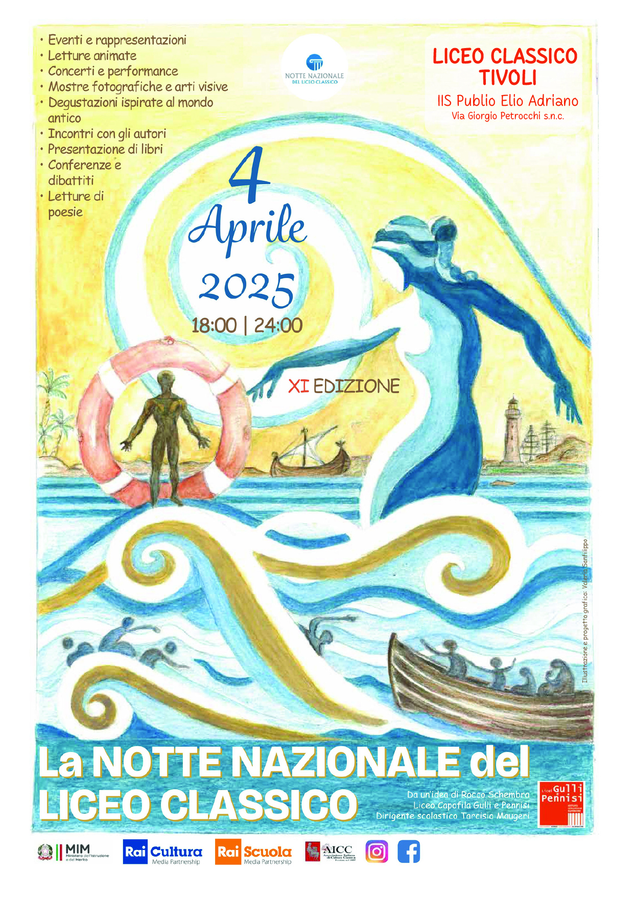  4 aprile: “La notte nazionale del Liceo Classico”  a Tivoli