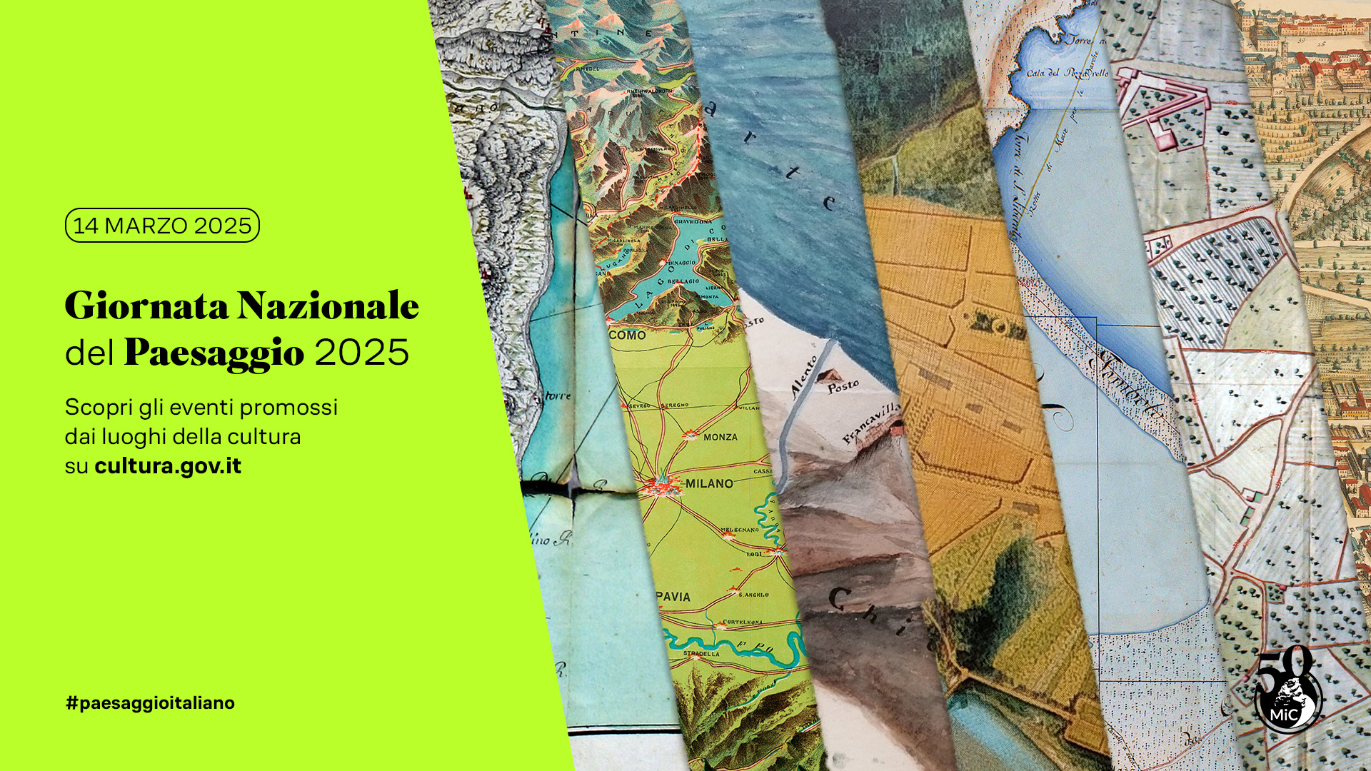 14 marzo: giornata nazionale del paesaggio 2025