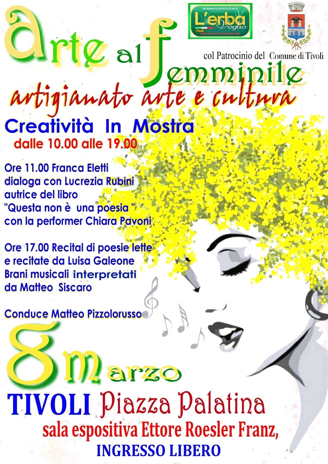 Tivoli celebra l’8 marzo con un omaggio all’arte e alla cultura femminile