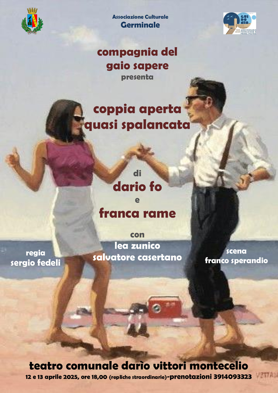 Montecelio: al Teatro Vittori un classico di Dario Fo e Franca Rame