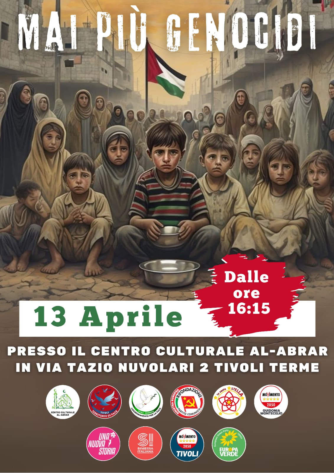 A Tivoli Terme si discute sulla tremenda guerra in Palestina