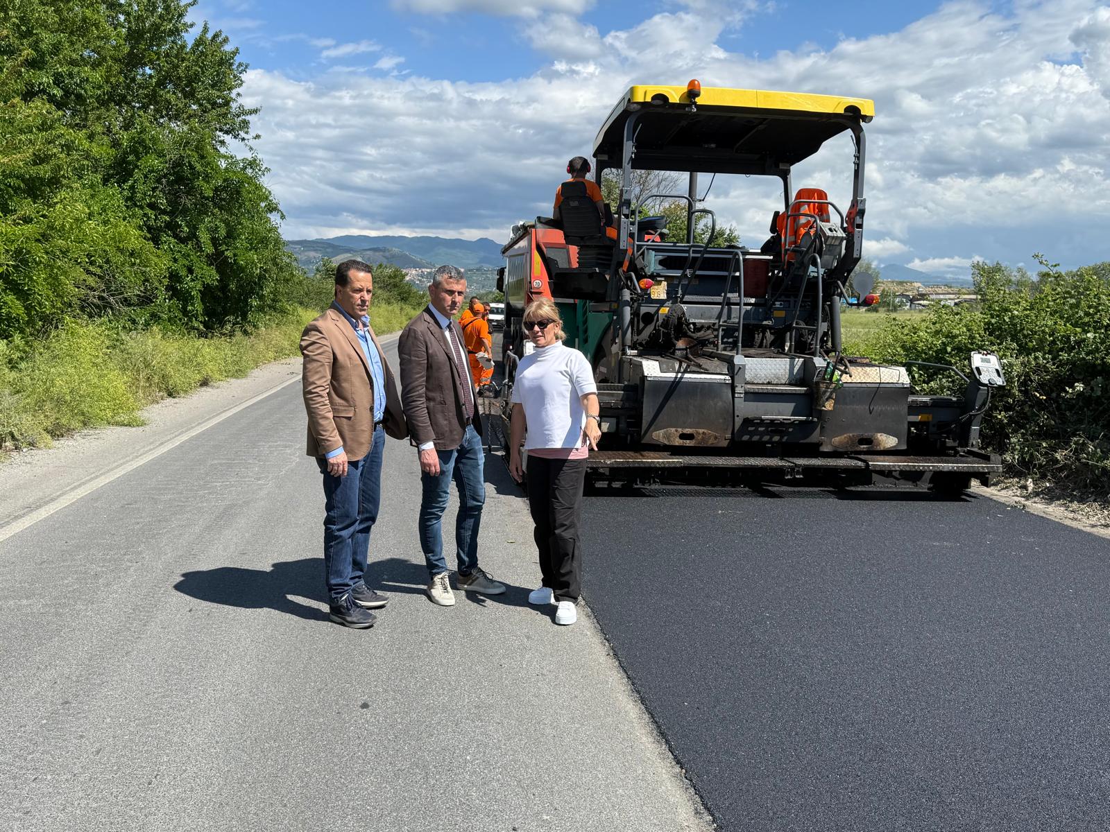 Guidonia Montecelio: lavori stradali in corso sulla Guidonia-Le Sprete