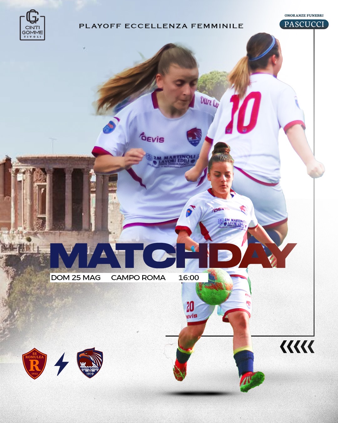 Le  ragazze della Tivoli 1919 fino in fondo crederci