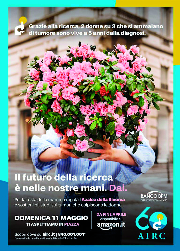 Domenica 11 Maggio le azalee di AIRC