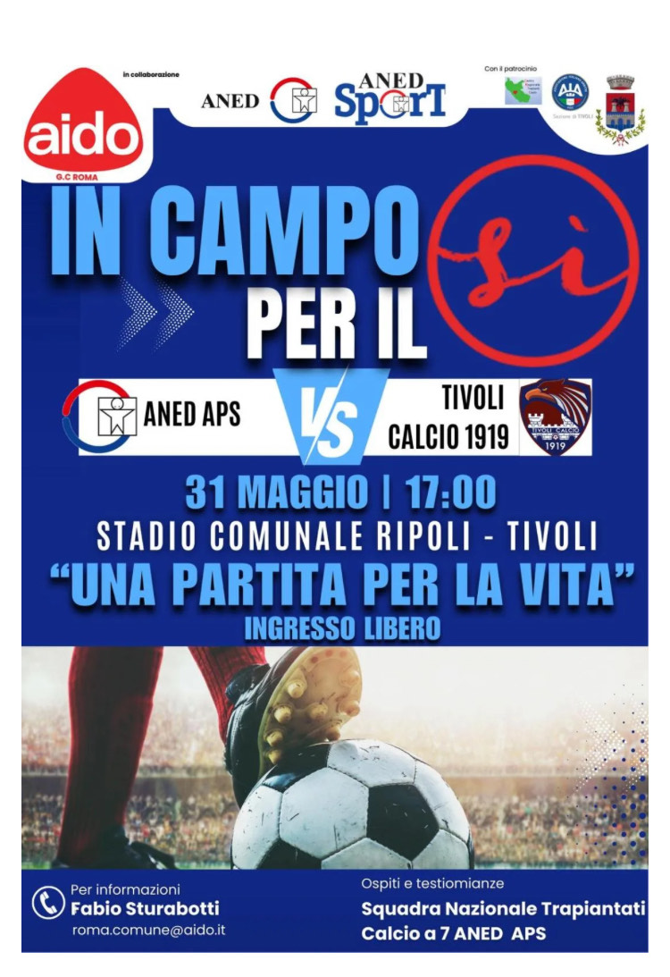 Tivoli si tinge di solidarietà