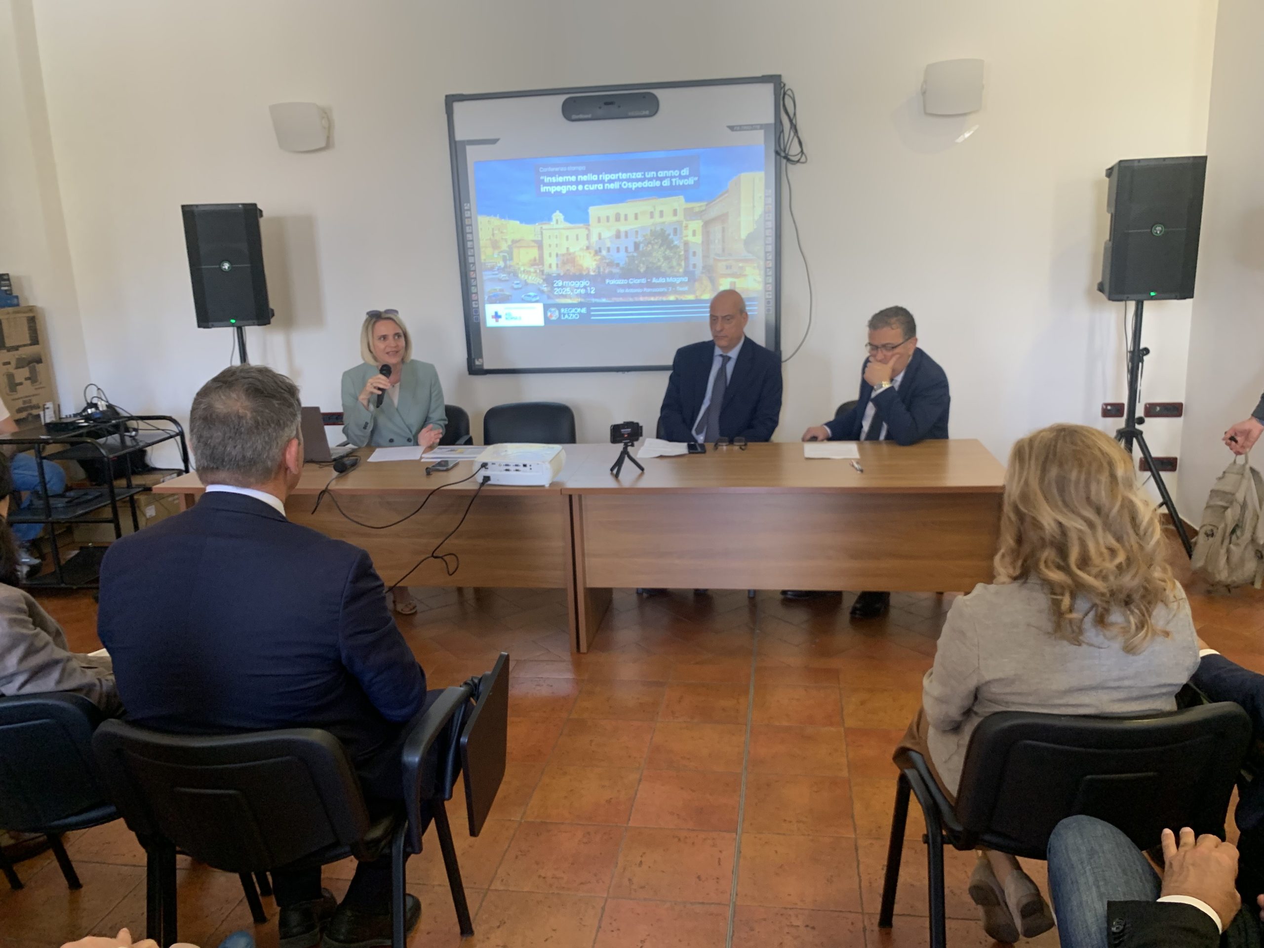 Ospedale di Tivoli, un anno dopo l’incendio: presentati i risultati e i nuovi direttori