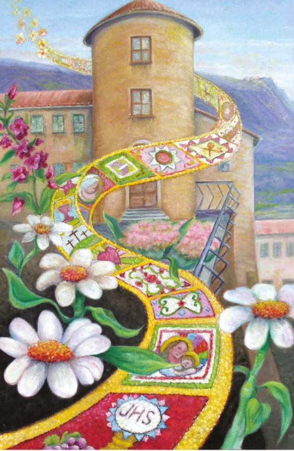 Pisoniano in Fiore per l’Infiorata 2025 dal 20 al 22 giugno