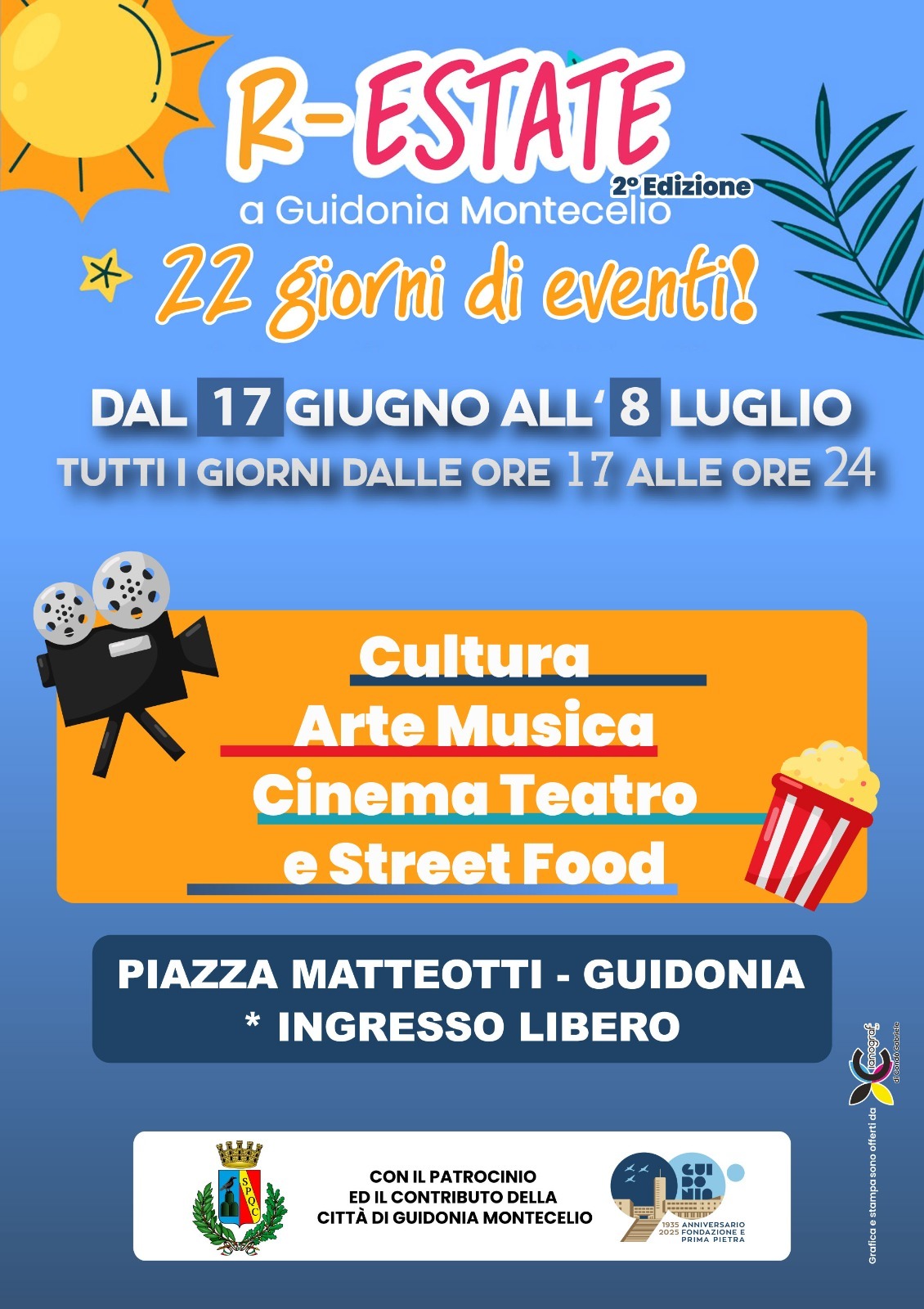Guidonia Montecelio si accende d’estate: 22 giorni di eventi in Piazza Matteotti!
