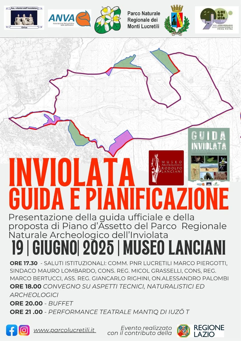 Inviolata: guida e pianificazione. Presentazione ufficiale al Museo Lanciani
