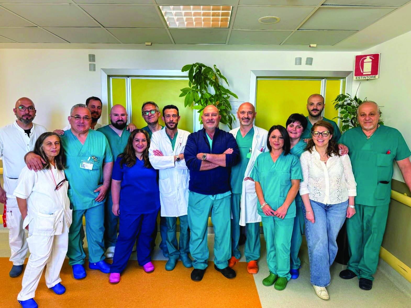 Palestrina, tumore al colon: rimosso in laparoscopia con un intervento multiorgano da primato